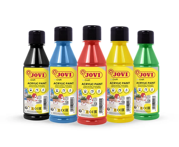 JOVI 680 JOVIDECOR AKRİLİK BOYA 250ML SİYAH - 2