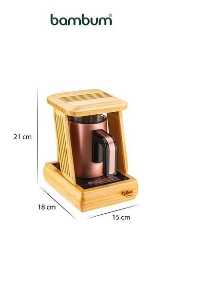 Bambum Kallavi Türk Kahve Makinesi Bronz B5253 - 3