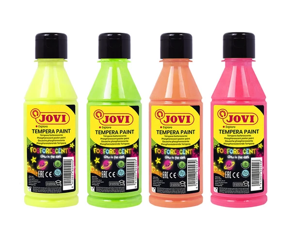 JOVI 519 GUAJ BOYA KARANLIKTA PARLAYAN FOSFORLU 250ML SARI