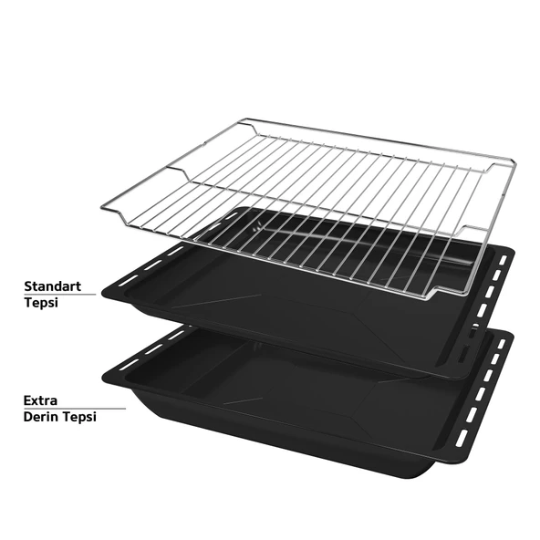 Simfer 8221 Ank. QS Büyük Pop-up 9 Fonk Beyaz Cam Power Turb - 5