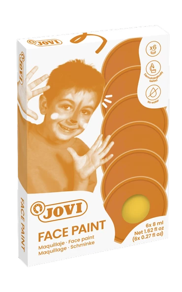 JOVI 171U KREM YÜZ BOYASI 8ML SARI - 6'LI KUTU