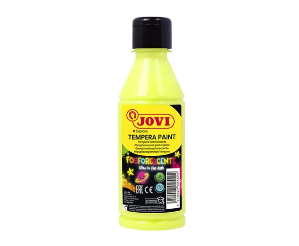 JOVI 519 GUAJ BOYA KARANLIKTA PARLAYAN FOSFORLU 250ML SARI - 3