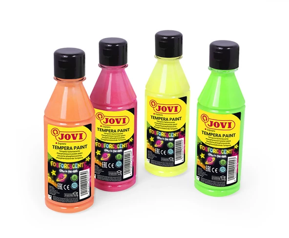 JOVI 519 GUAJ BOYA KARANLIKTA PARLAYAN FOSFORLU 250ML TURUNCU - 3