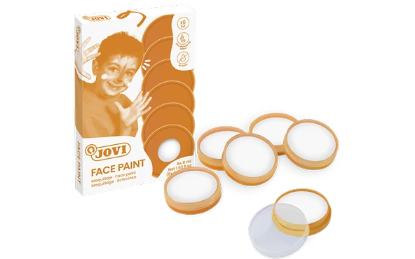 JOVI 171U KREM YÜZ BOYASI 8ML BEYAZ - 6'LI KUTU - 2