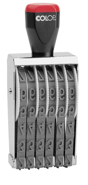COLOP 012006 BANDLI NUMARATÖR - 12MM/6 HANELİ