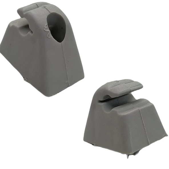 Renault Kangoo Güneşlik Ayağı Gri Renk 2 Adetli Set 1997 - 2008 M1797-8 - Resim 2