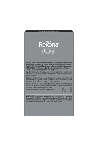 Rexona Men Clinical Protection Erkek Stick Deodorant Active Fresh 45 ml - 8