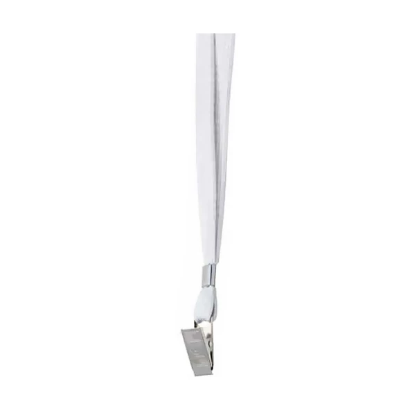 SARFF METAL KLİPLİ KART ASKI İPİ BEYAZ - 50ADET