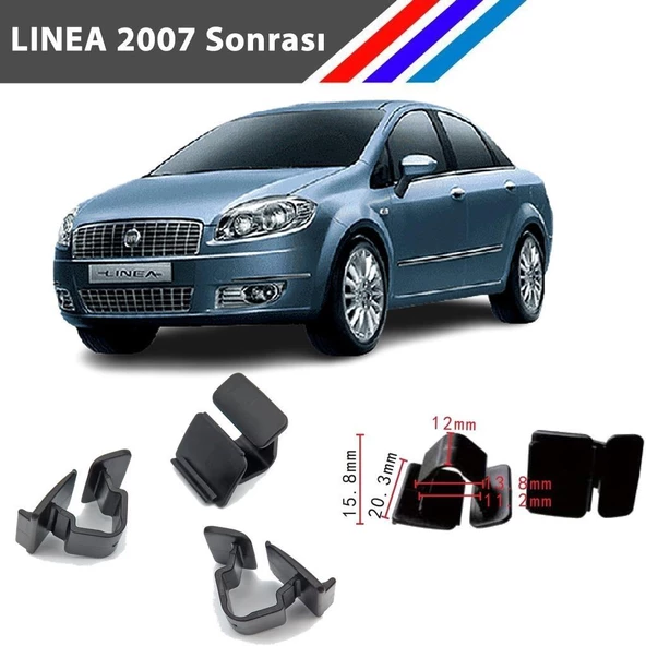 Fiat Linea Kaput İzalatör Klipsi 2007 Sonrası M1298