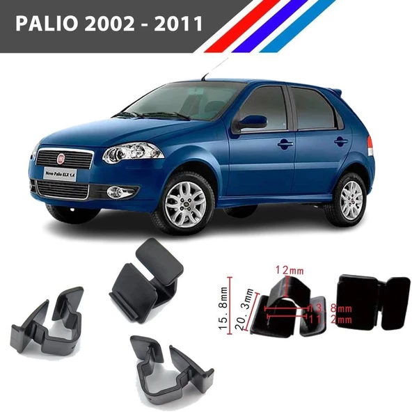 Fiat Palio Kaput İzalatör Klipsi 2002 - 2011 M1298