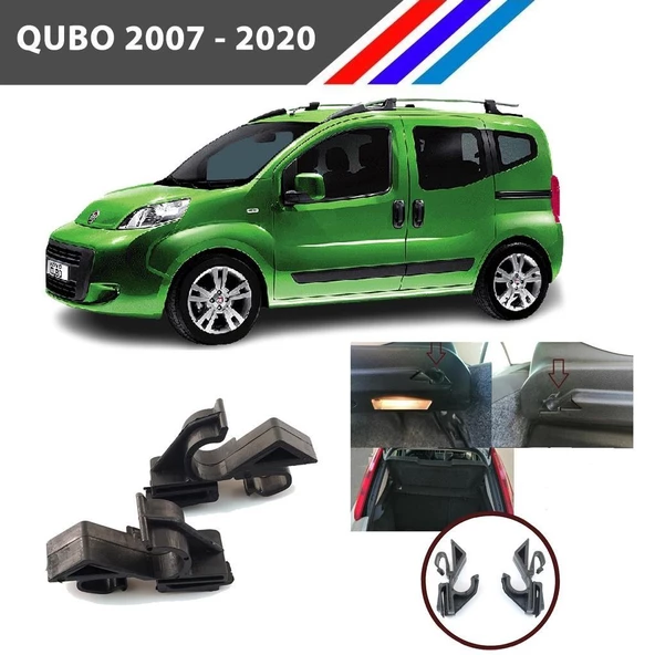 Fiat Qubo Bagaj Pandizot Braket Tutucu 2 Adetli Set 2007 - 2018 M797-5 - 4