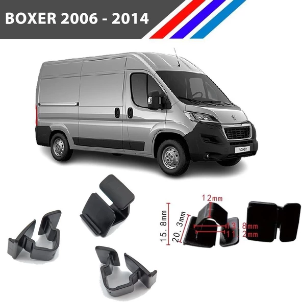 Peugeot Boxer Kaput İzalatör Klipsi 2006 - 2014 M1298 - 3