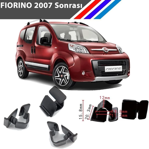 Fiat Fiorino Kaput İzalatör Klipsi 2007 Sonrası M1298 - Resim 3