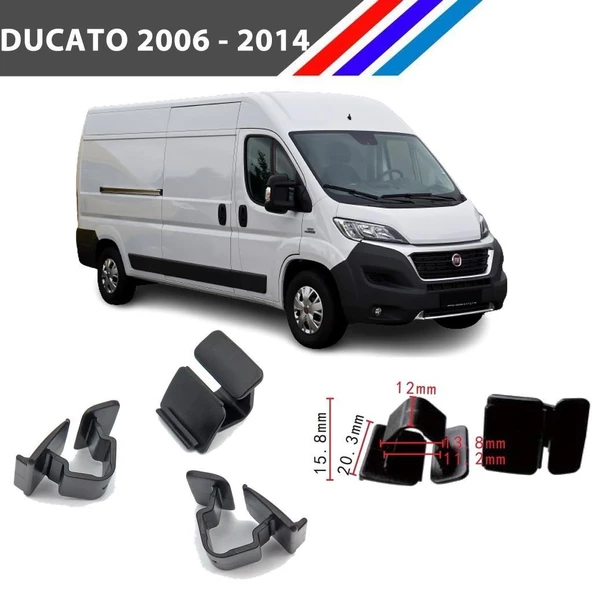 Fiat Ducato Kaput İzalatör Klipsi 2006 - 2014 M1298