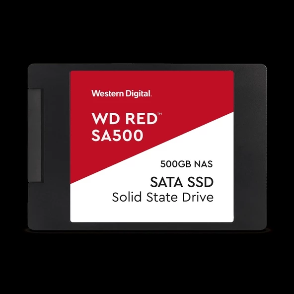 Wd Red Sa500, Wds500g1r0a, 500gb, 560/530, Server Ve Nas İçin Enterprise, 2,5" Sata, Ssd