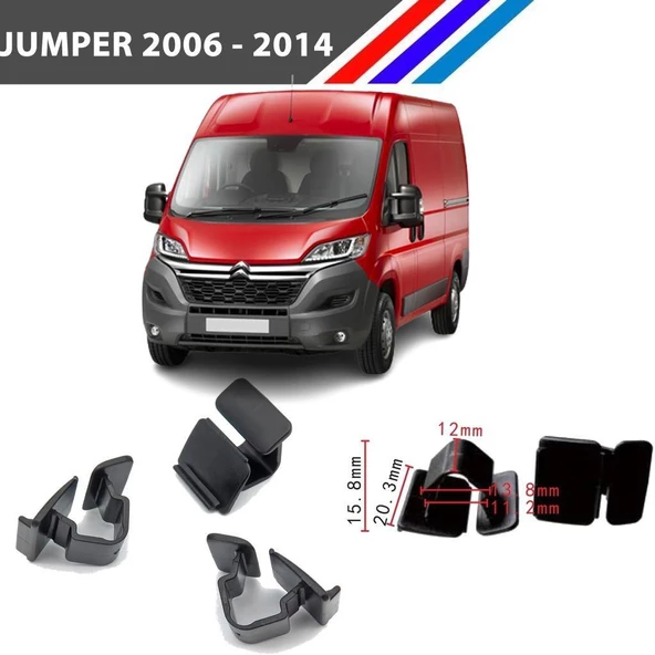 Citroen Jumper Kaput İzalatör Klipsi 2006 - 2014 M1298-18