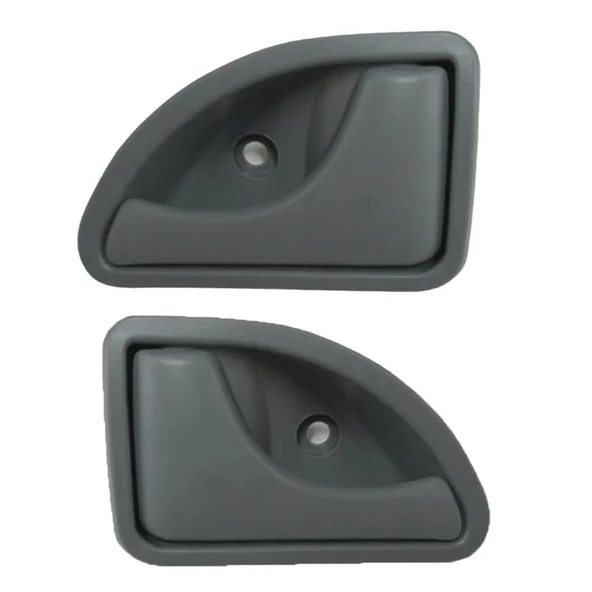Kangoo MK1 Kasa İç Açma Kolu Gri Renk Sağ ve Sol Set 1997 2007 M2068-2 - 2