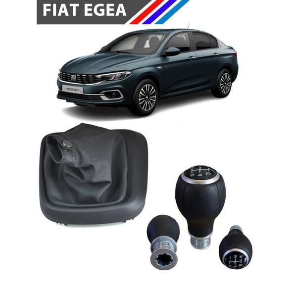 Fiat Egea 5 İleri Vites Topuzu ve Körüğü Set 2016 - 2020 M1168+2018 - 3