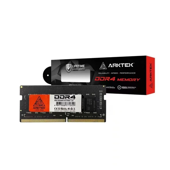 Arktek Akd4s8n3200, 8gb, Ddr4, 3200mhz, 1,2v, Cl22, Notebook, Sodımm Ram