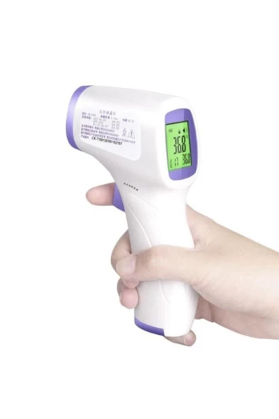 İnfrared Infrared Thermometer Alından Ölçer Temassız Ateş Ölçer - 3