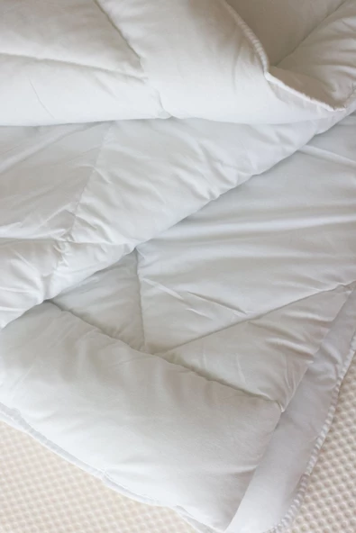 Çift Kişilik Yorgan Beyaz 195x215 - 2