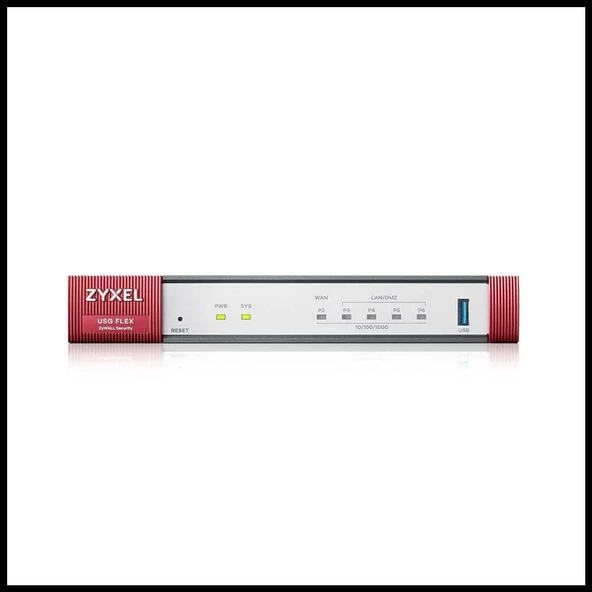 Zyxel Zywall Usg Flex100, Firewall Cihazı, +1 Yıllık Lisans Dahil (10-25 Kullanıcı)