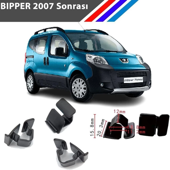 Peugeot Bipper Kaput İzalatör Klipsi 2007 Sonrası M1298