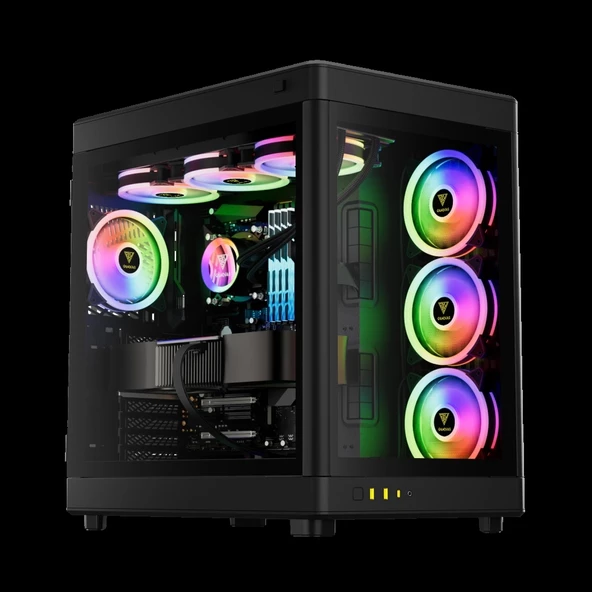 Gamdıas Neso P1, Tempered Glass, 850w, 80+bronze, Atx, Black Edition, Gamıng Kasa