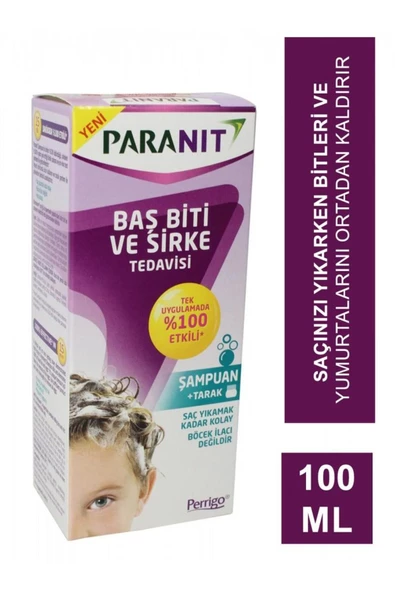 Paranit Baş Biti Ve Sirke Tedavisi Şampuanı 100 ml