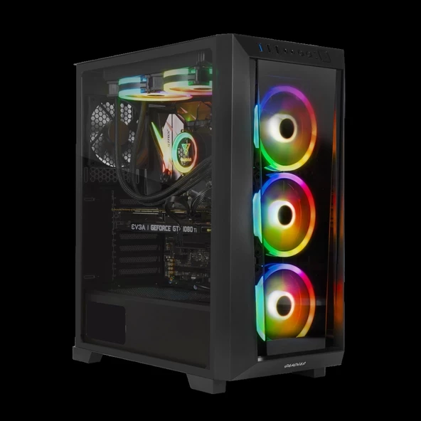 Gamdıas Talos M1 Elite, Fsp 1600w Power Supply, Tempered Glass, Argb, Atx, Professional Gamıng Kasa