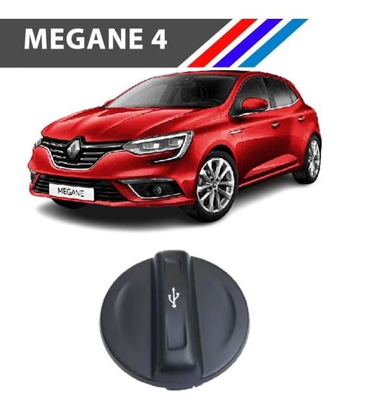 Renault Megane 4 Usb Kapağı 2016 - 2020 M2218