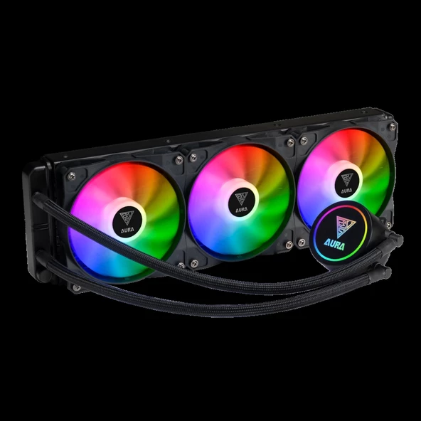 Gamdıas Aura Gl360, 360mm, Rgb, 3 Fanlı, Cpu Sıvı Soğutma