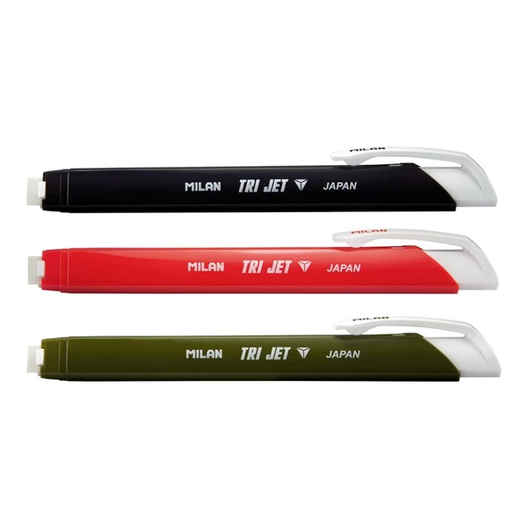 MILAN 3026521 TRI JET BASMALI SİLGİ - 21ADET - Resim 2