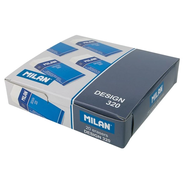 MILAN DESIGN 320 NATA® PLASTİK SİLGİ - 20ADET