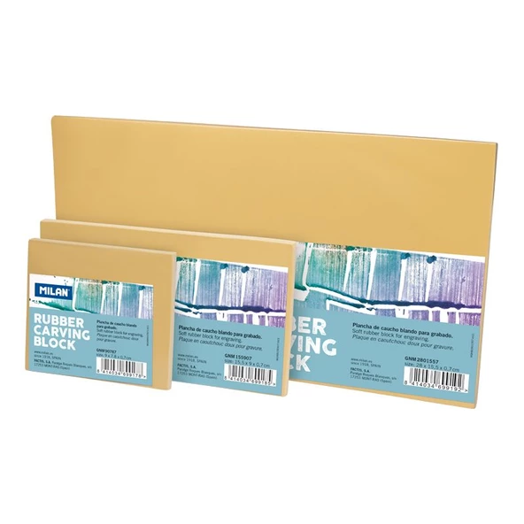 MILAN GNM155907 KAUÇUK GRAVÜR PLAKA 155X90X7MM MEDIUM - 2