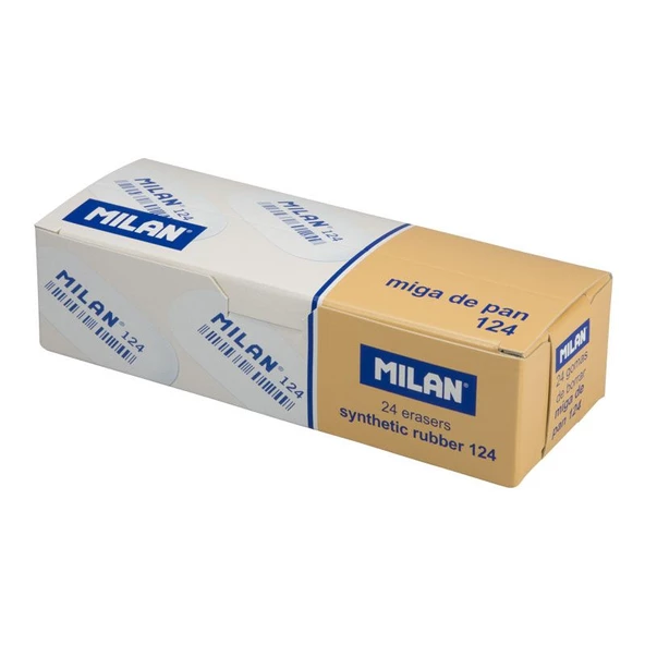 MILAN CMM124 SENTETİK OVAL SİLGİ - 24ADET