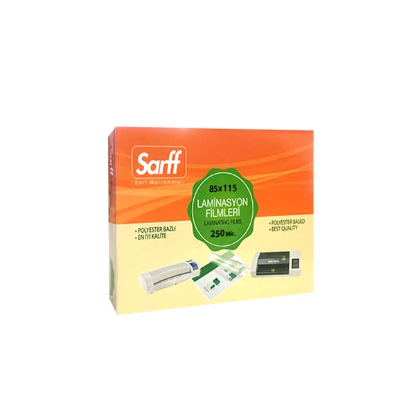 SARFF 250MIC LAMİNASYON FİLMLERİ - BNC(85X115MM) - 50ADET