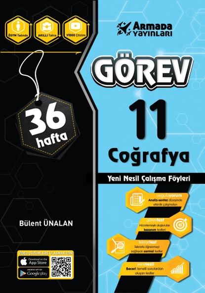 Armada Görev 11. Sınıf Coğrafya Yeni Nesil Çalışma Föyleri