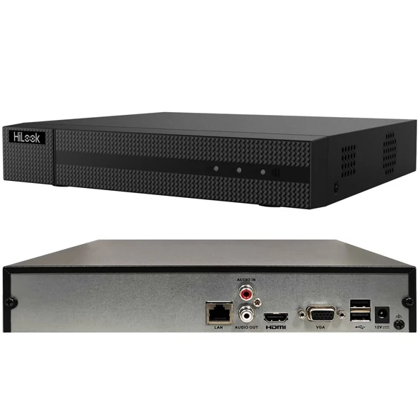 Hılook Nvr-116mh-c, 16kanal, 8mpix, H265+, 1 Hdd Desteği, 1080p Kayıt, 160mbps Bant Genişliği, Nvr