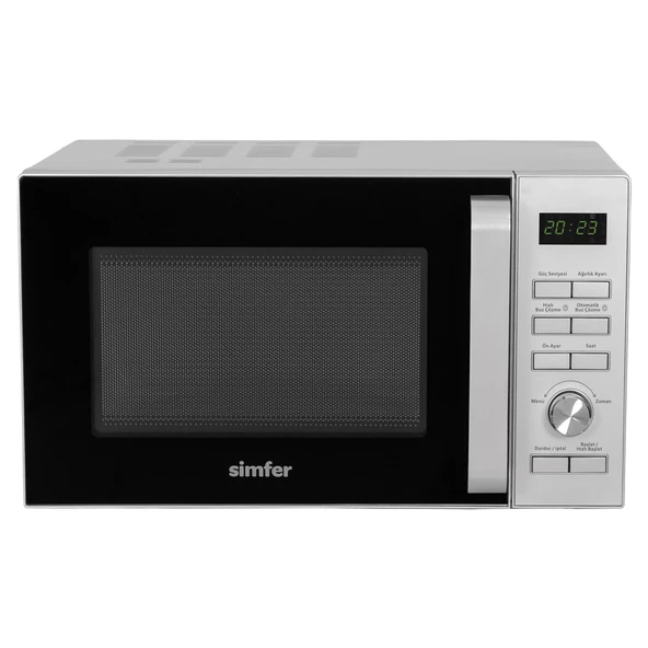 Simfer SK4608 900W Dijital Mikrodalga Fırın 23LT Gri