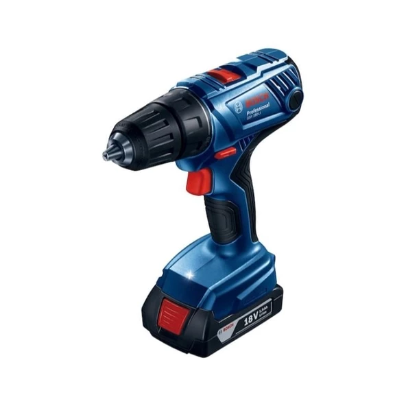 Bosch Profesyonel Seri GSR 180-Li 18V Akülü Delme Vidalama Çanta + 2,0Ah. Çift Akü