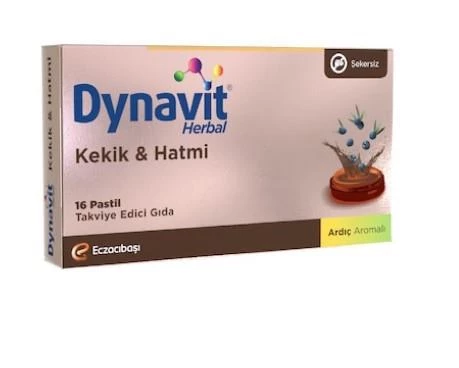 Eczacıbaşı Dynavit Herbal Kekik Ve Hatmi İçeren 16 Adet Pastil