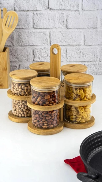 Bambum Sorrel 6 Parça Standlı Baharatlık Büyük B5788 - 2