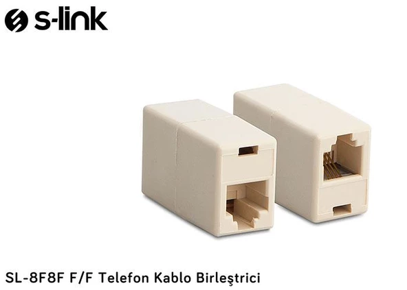 S-link SL-8F8F F/F RJ45 Ethernet Ara Adaptör