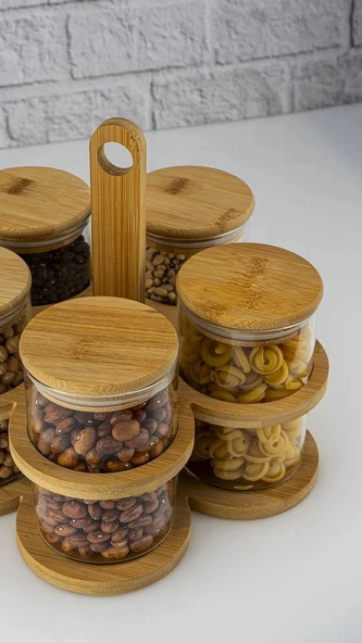 Bambum Sorrel 6 Parça Standlı Baharatlık Büyük B5788 - 3