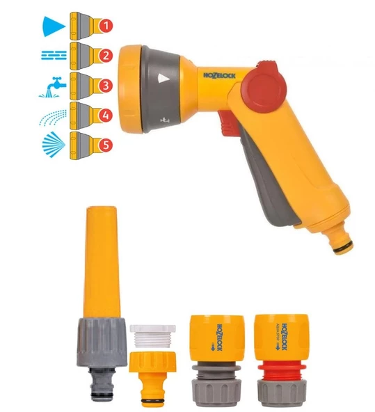 Hozelock 2401-3460H Otomatik Geri Sarımlı Bahçe Makarası 20mt +Tabanca Seti - 2