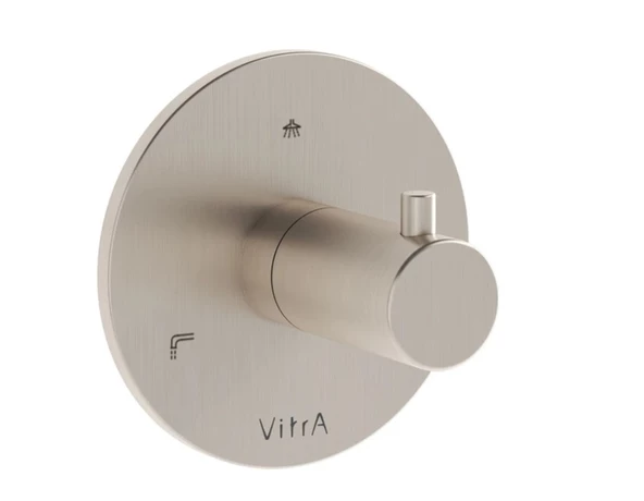 VitrA Origin A4262434 Ankastre 3 Kollu Yönlendirici Fırçalı Nikel