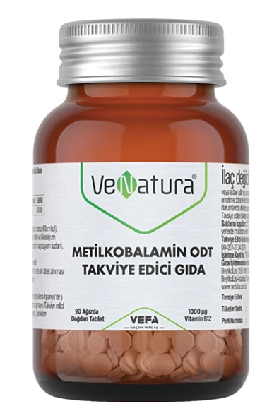 VeNatura B12 Metilkobalamin Odt 90 Tablet