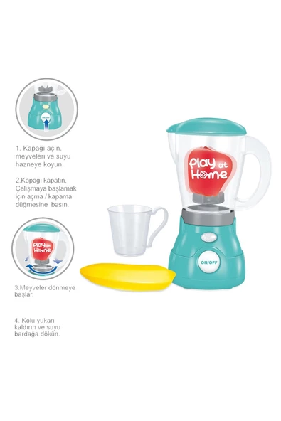 Oyuncak Blender ile Mutfakta Parti! Gerçek Gibi Karıştır, Gerçek Gibi Eğlen! - 2