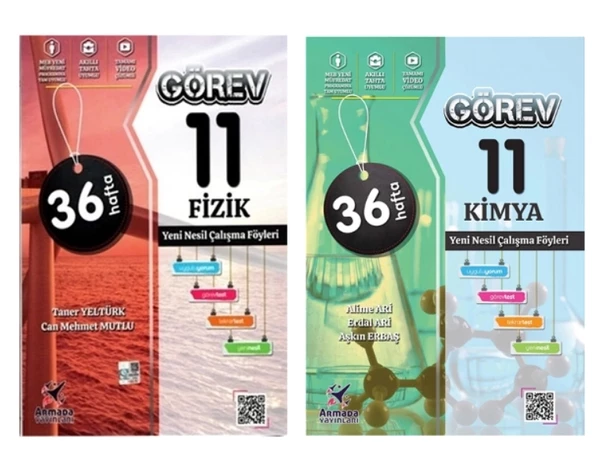 Armada Görev 11. Sınıf Fizik + Kimya  Yeni Nesil Çalışma Föyleri